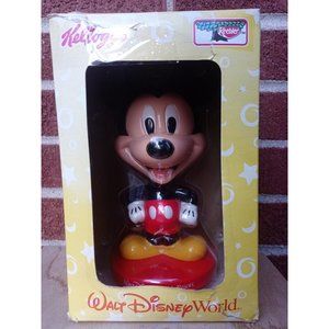 Mickey Mouse Bobble Head Kellogg's Walt Disney World Keebler 2002 In Box 8” Tall